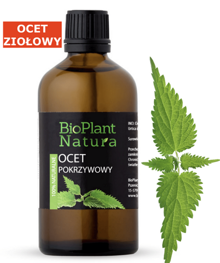 Nettle Vinegar 100ML Bioplant Moja Farma Urody Ocet pokrzywowy