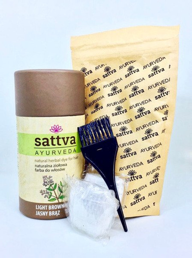 SATTVA AYURVEDA Henna  Jasny brąz