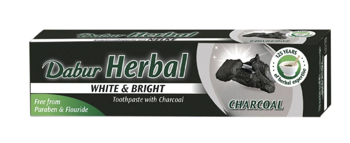 Dabur Herbal Charcoal  100ml  wybielająca pasta do zębów z aktywnym węglem
