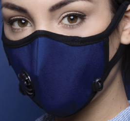 Maseczka lotnicza Cambridge Mask N99 Admiral granat FFP3