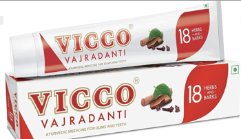 VICCO  pasta do zębów bez fluoru CZERWONA