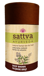 GŁĘBOKI BRĄZ HENNA Sattva Ayurveda DEEP BROWN