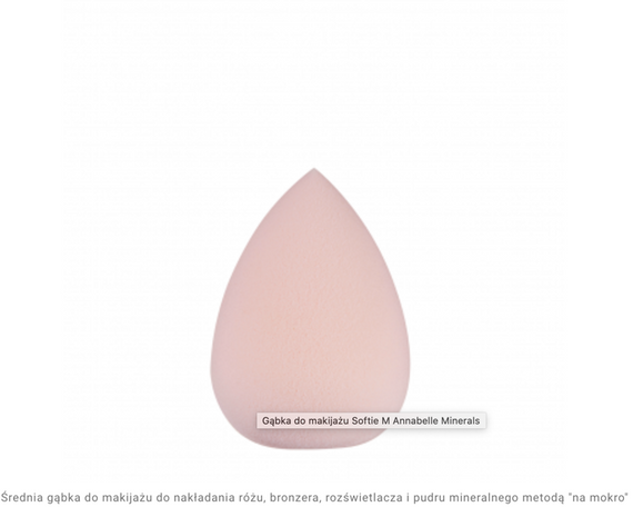 Annabelle Minerals Gąbka do makijażu PINK SOFTIE M