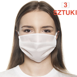 MASECZKA OCHRONNA JEDNORAZOWA 3 SZT POLSKA