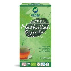 Organic Wellness Real Mashallah Green Tea Tulsi herbata indyjska zielona