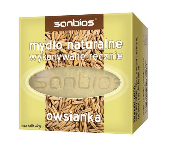 Mydło Owsianka Sanbios Naturalne 