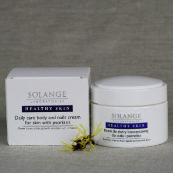 Daily care face and body cream for skin with psoriasis