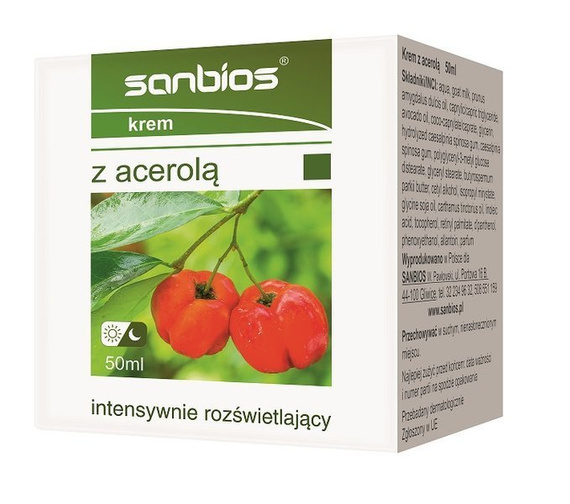 Acerola Krem do twarzy Sanbios Krem z Acerolą