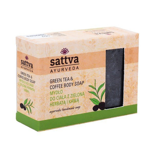 SATTVA AYURVEDA MYDŁO  ZIelona Herbata & Kawa Ajurwedyjskie