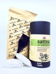 Sattva Ayurveda Czarna Henna  Farba Ziołowa Czarny 150 g
