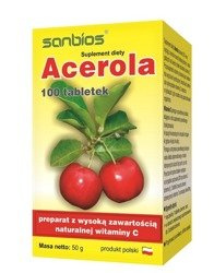 Acerola Vitamin C Sanbios 100 tbl
