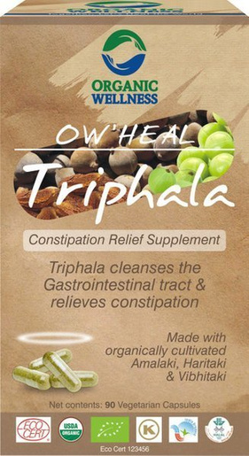 ORGANIC WELLNESS Triphala 60 kps OW HEAL