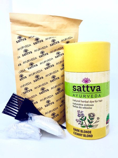 Sattva Ayurveda Henna Dark Blonde Natural Hair Dye