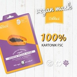 Papaya Vegan BIO Sheet Mask L'biotica