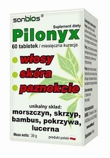 Pilonyx Włosy Skóra Paznokcie 60 tbl