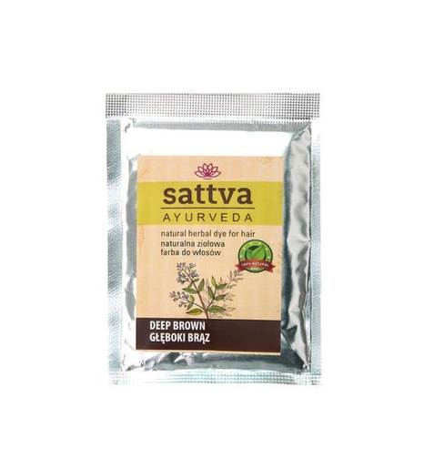 Sattva Ayurveda Henna Saszetka Deep brown Głęboki brąz