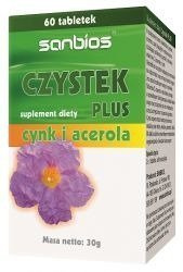 Czystek Plus Cynk i Acerola 60tbl