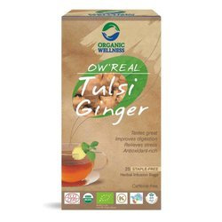 OW Real Tulsi Ginger herbata indyjska Imbir Bazylia