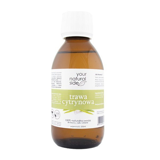 Trawa Cytrynowa YOUR NATURAL SIDE Hydrolat Woda ziołowa 200 ml 