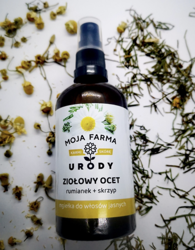 Koniczyna Nagietek Mgiełka Ocet Ziołowy Moja Farma Urody