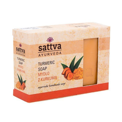 SATTVA AYURVEDA MYDŁO Kurkuma Turmeric  Ajurwedyjskie