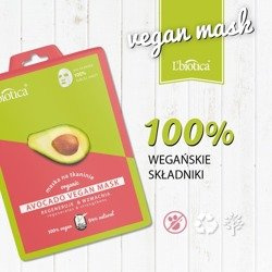 Maseczka Wegańska Awokado Avocado Sheet L'biotica