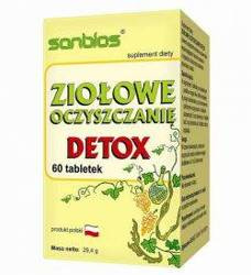 Detox Ziołowe Oczyszczanie Sanbios Suplement