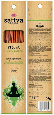 SATTVA INCENSE YOGA & MEDITATION ECOCERT