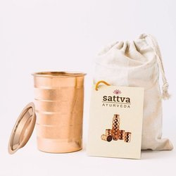 Copper Cup Glass Sattva Ayurveda