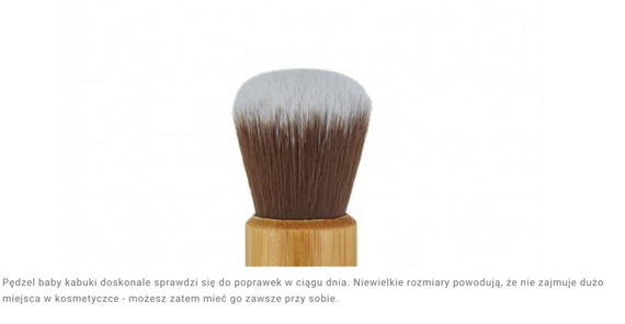 Annabelle Minerals  KABUKI BABY Pędzel Syntetyczny