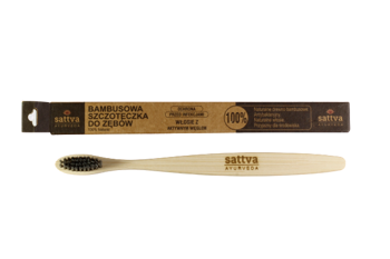 Bamboo Toothbrush Medium Sattva Ayurveda