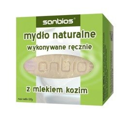 Mydło z kozim mlekiem Sanbios Naturalne