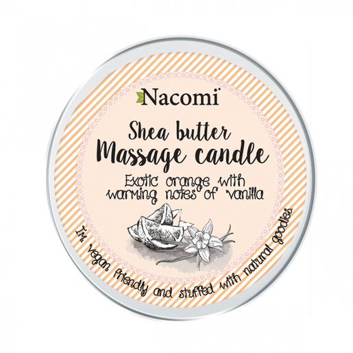 Massage Candle Orange vanilla Eco